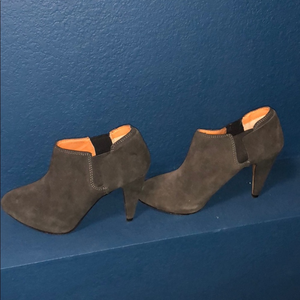 Charcoal Gray Booties